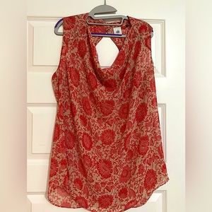 CAbi sleeveless tunic Sz L